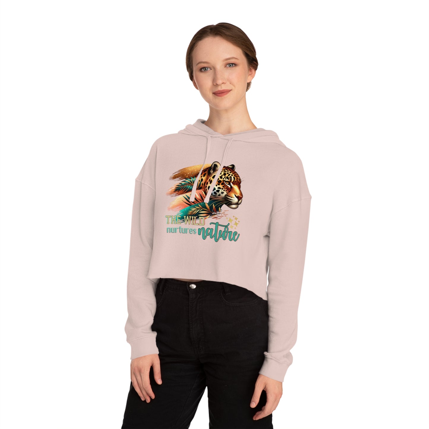 Wild Nurtures Nature Cropped Hoodie