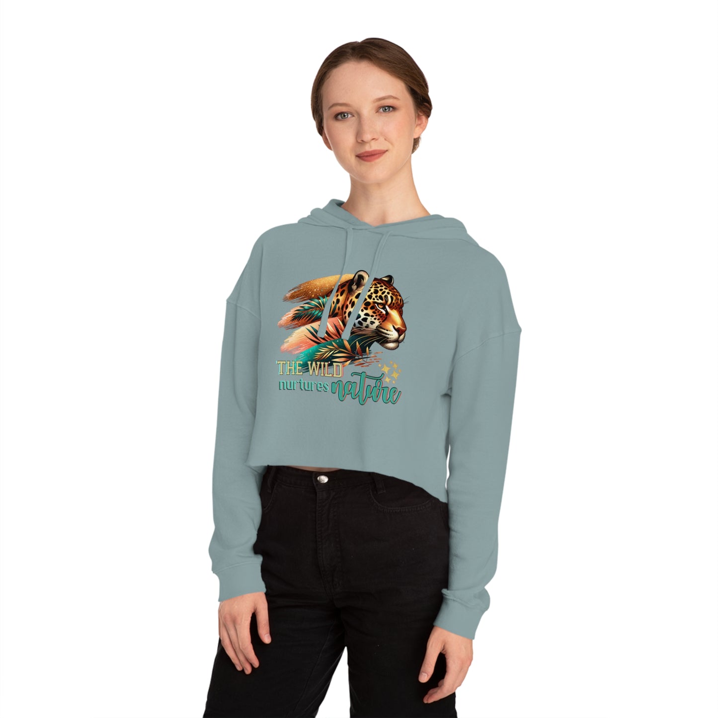 Wild Nurtures Nature Cropped Hoodie