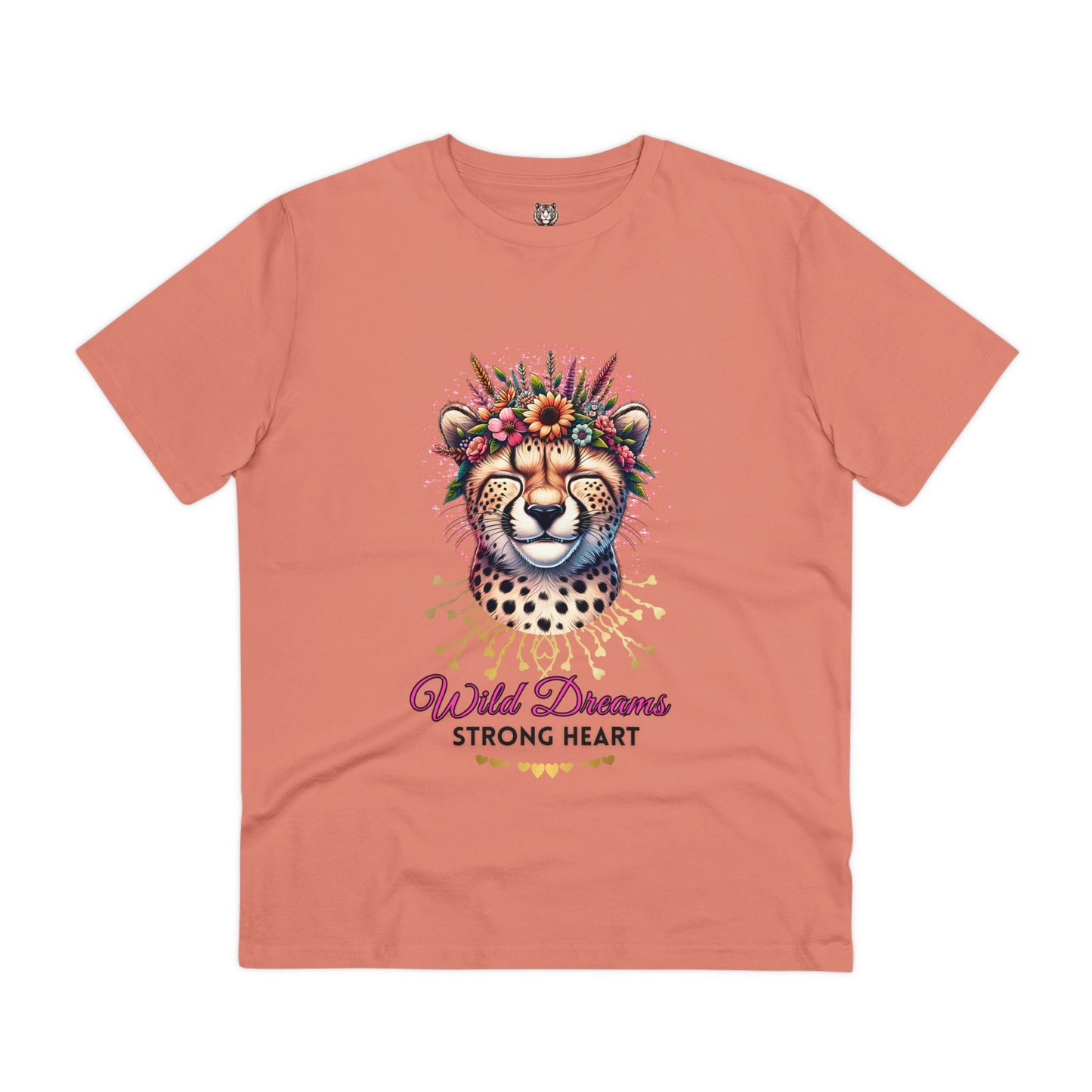 Cheetah Wild Dreams Organic Creator T-shirt - Unisex