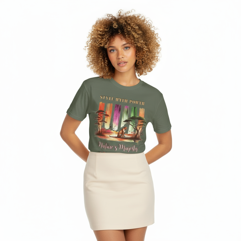 Jaguar Nature's Majesty T-shirt🐅🌴