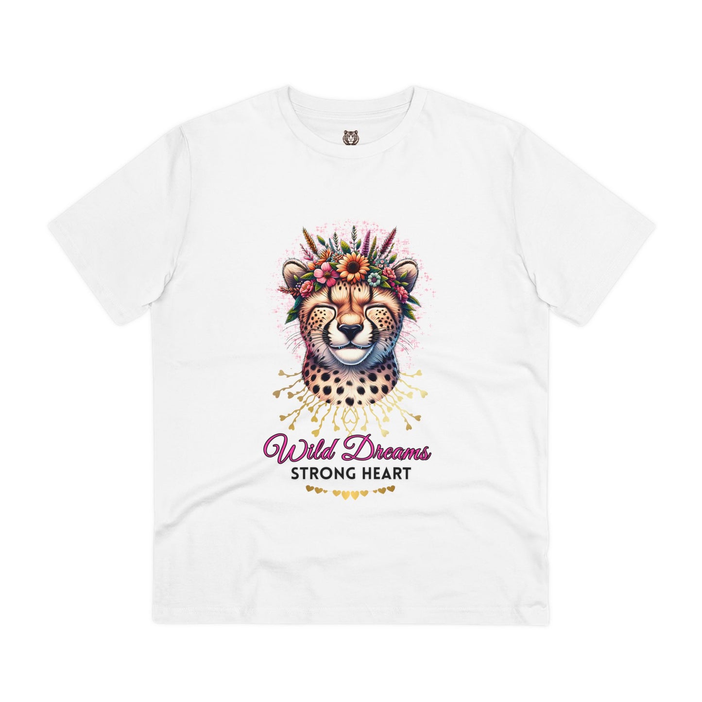 Cheetah Wild Dreams Organic Creator T-shirt - Unisex
