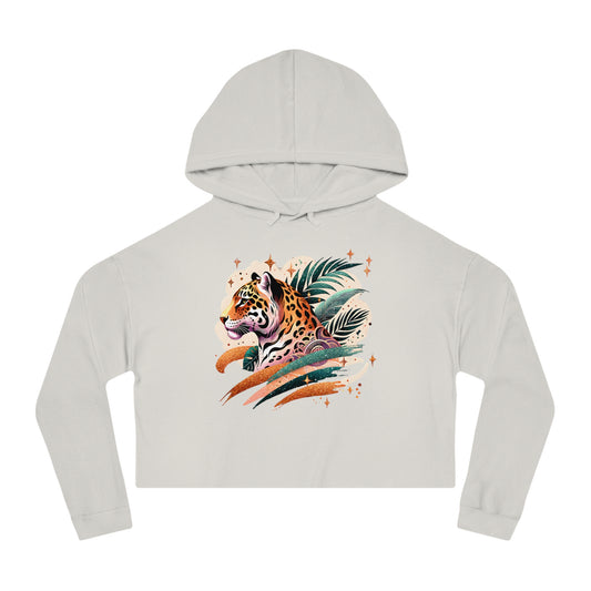 Jungle Chic Cropped Hoodie