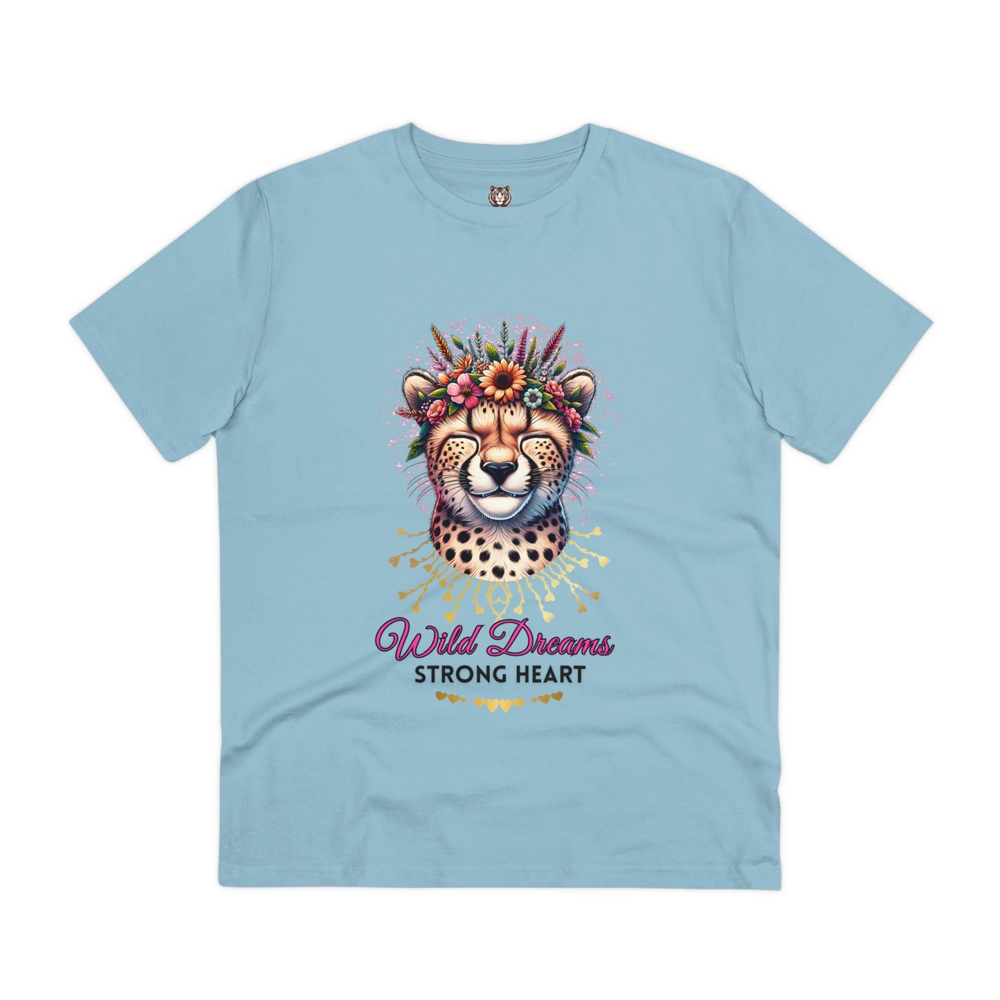 Cheetah Wild Dreams Organic Creator T-shirt - Unisex