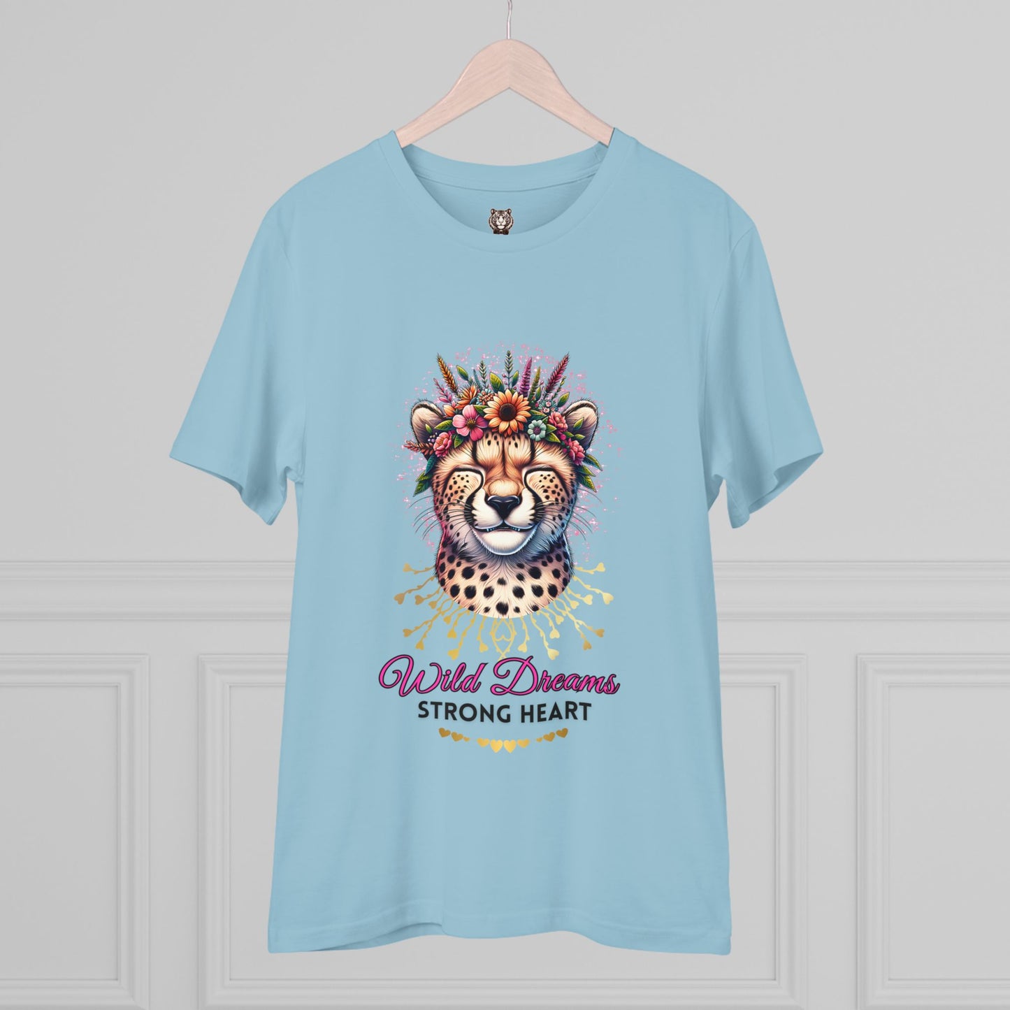 Cheetah Wild Dreams Organic Creator T-shirt - Unisex