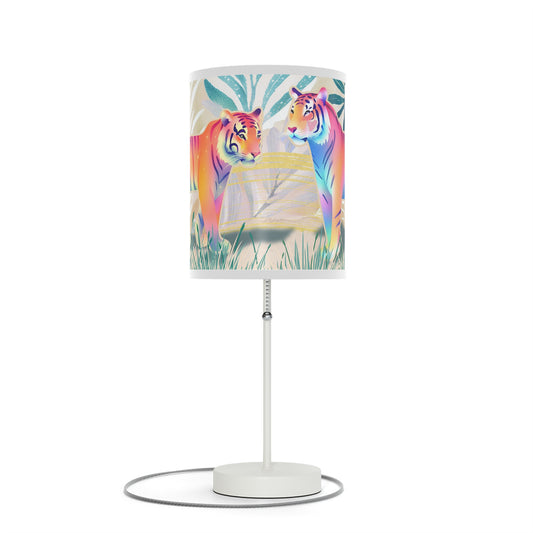 Tiger Talks Lamp on a Stand