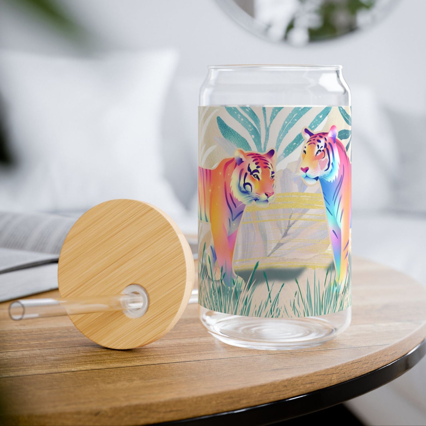 Tiger Talks Sipper Glass, 16oz