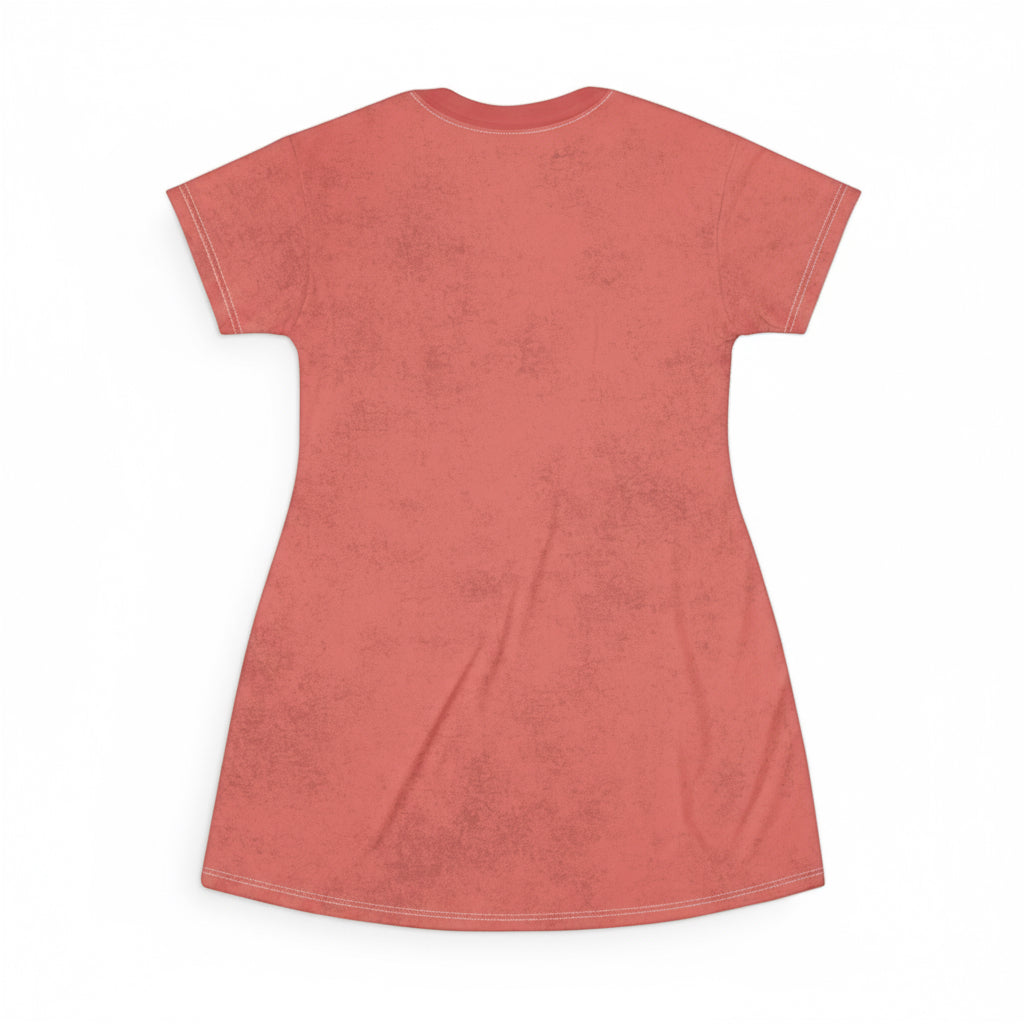 Tiger Belleza 2025 Wildlife T-Shirt Dress persian red