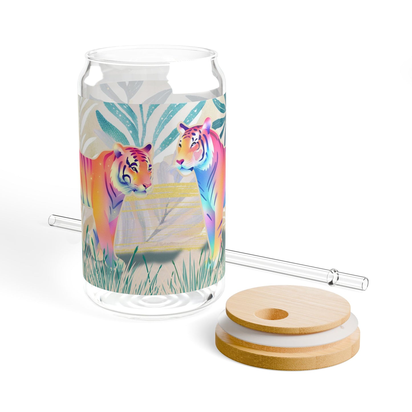 Tiger Talks Sipper Glass, 16oz