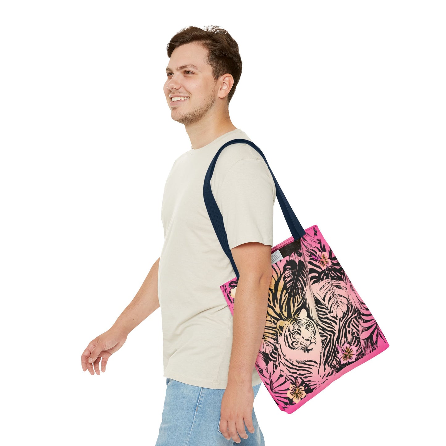 Flamingo Tiger Tote Bag (AOP)