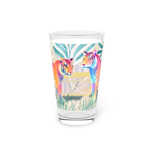 Tiger Talk Pint Glass