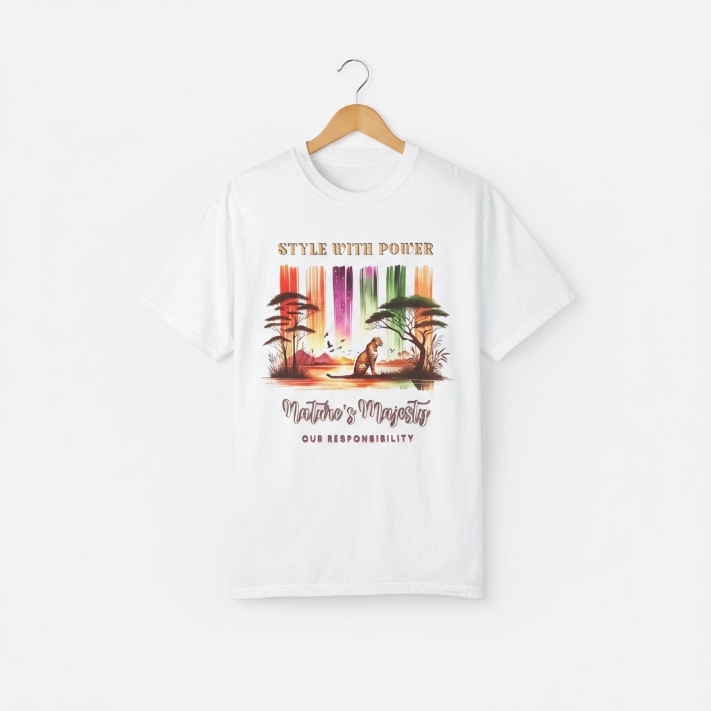 Jaguar Nature's Majesty T-shirt🐅🌴