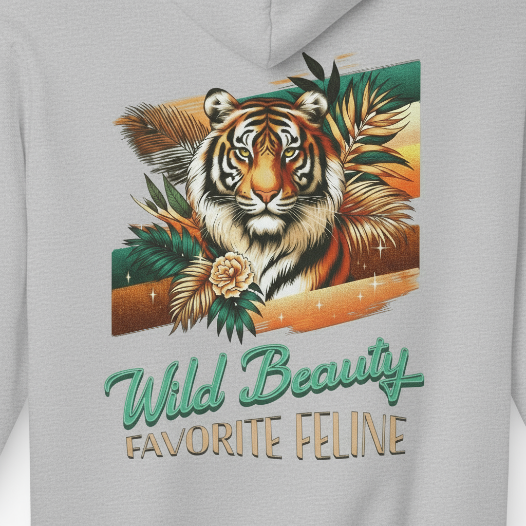 Wild Beauty Tiger Hoodie
