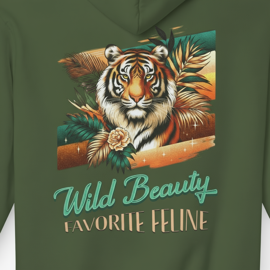 Wild Beauty Tiger Hoodie