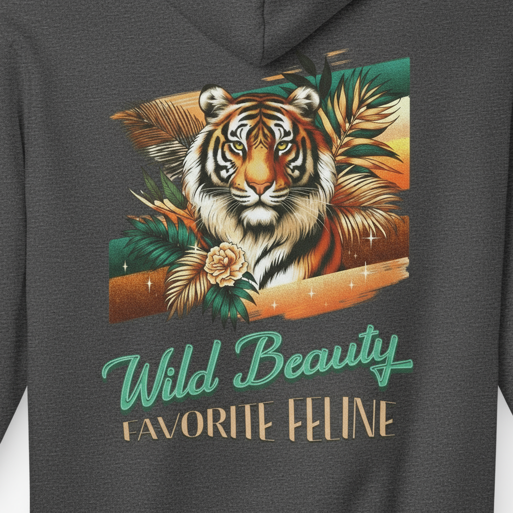 Wild Beauty Tiger Hoodie