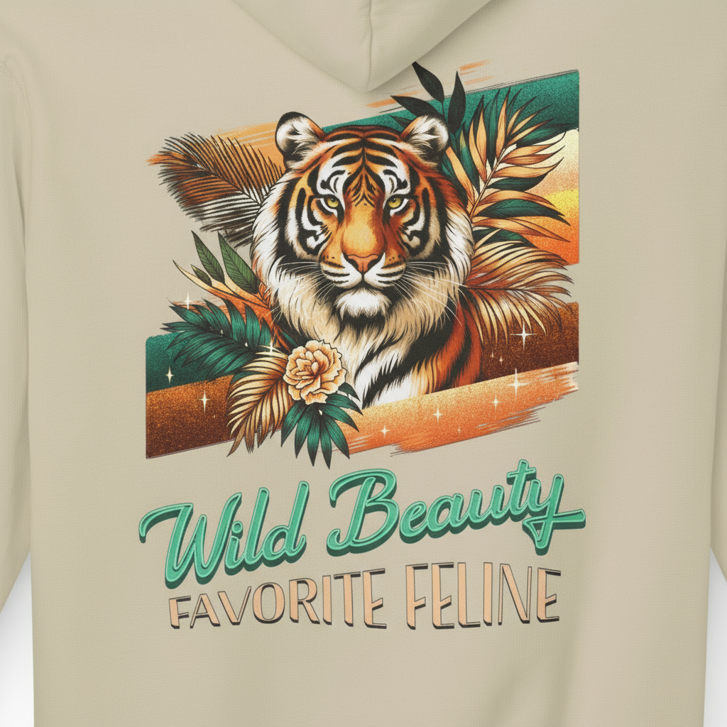 Wild Beauty Tiger Hoodie