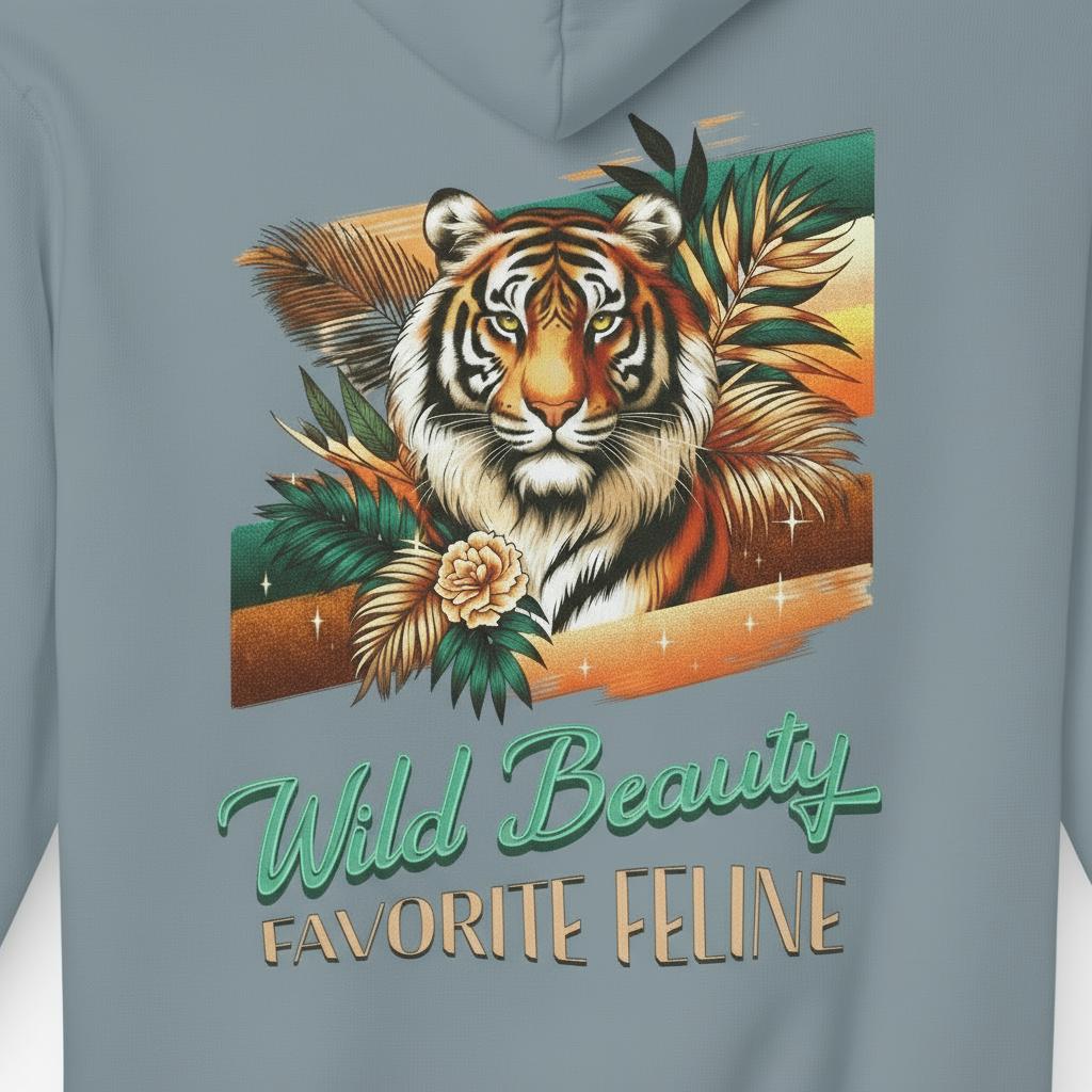 Wild Beauty Tiger Hoodie
