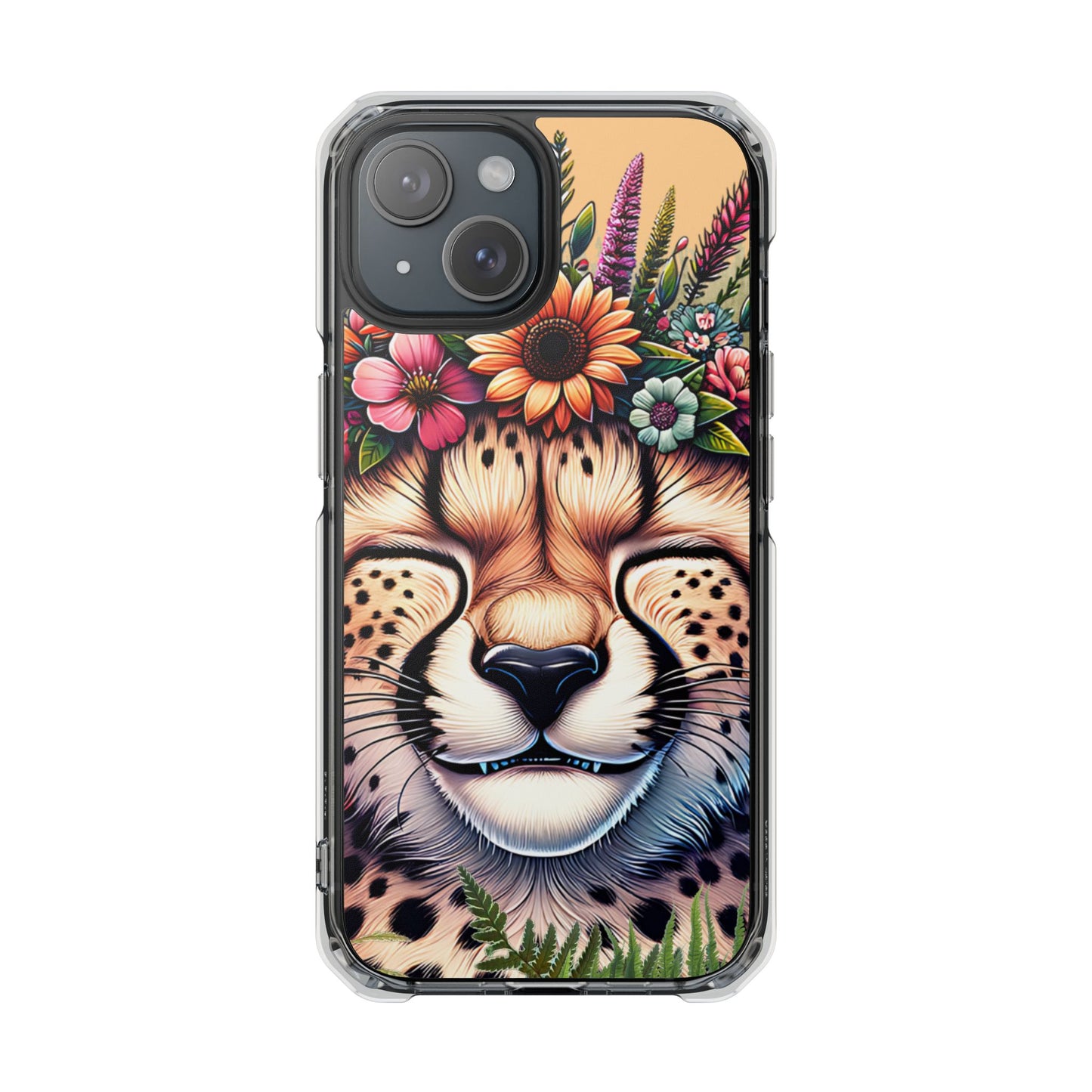 Cheetah Wild Dreams Magnetic Clear Impact Cases