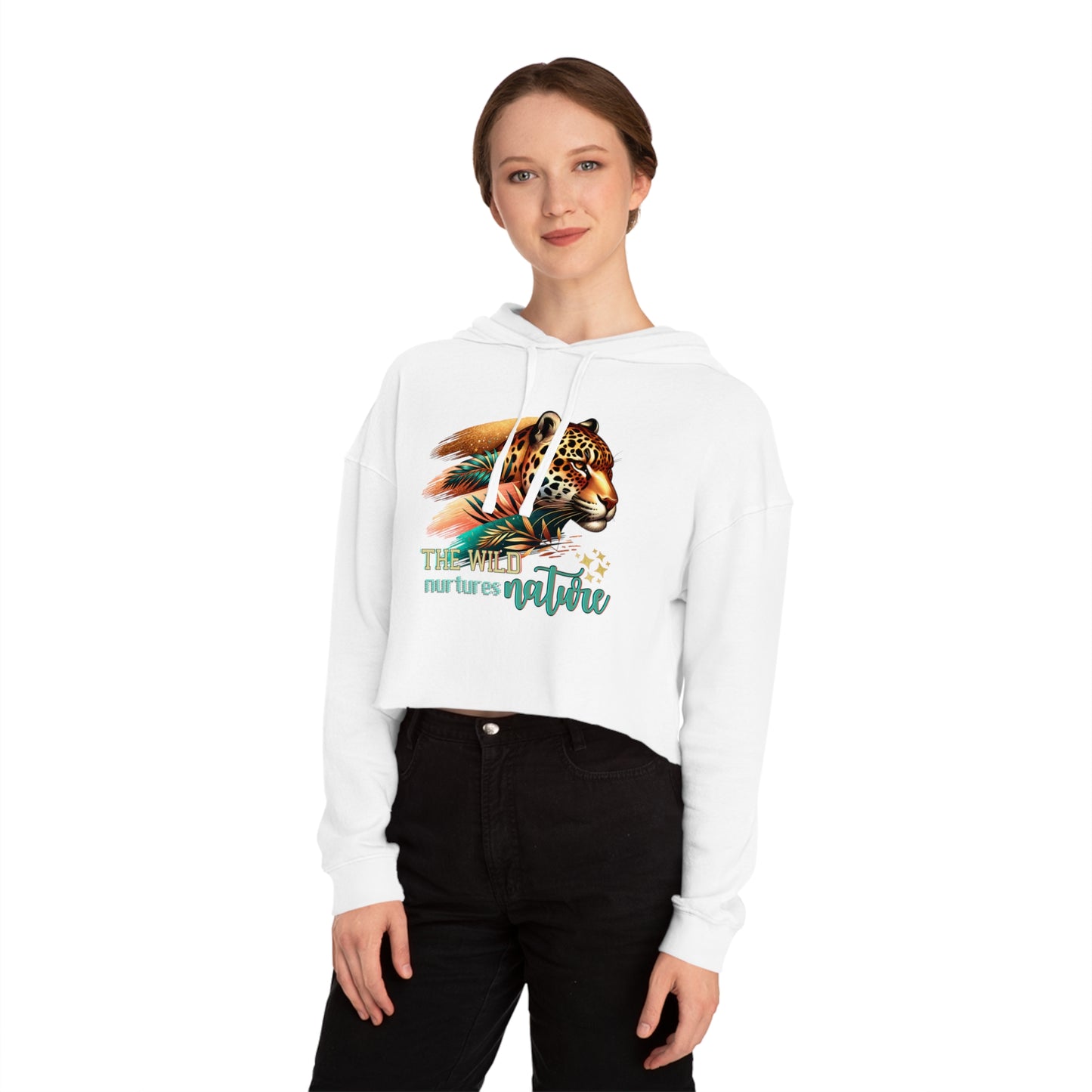 Wild Nurtures Nature Cropped Hoodie