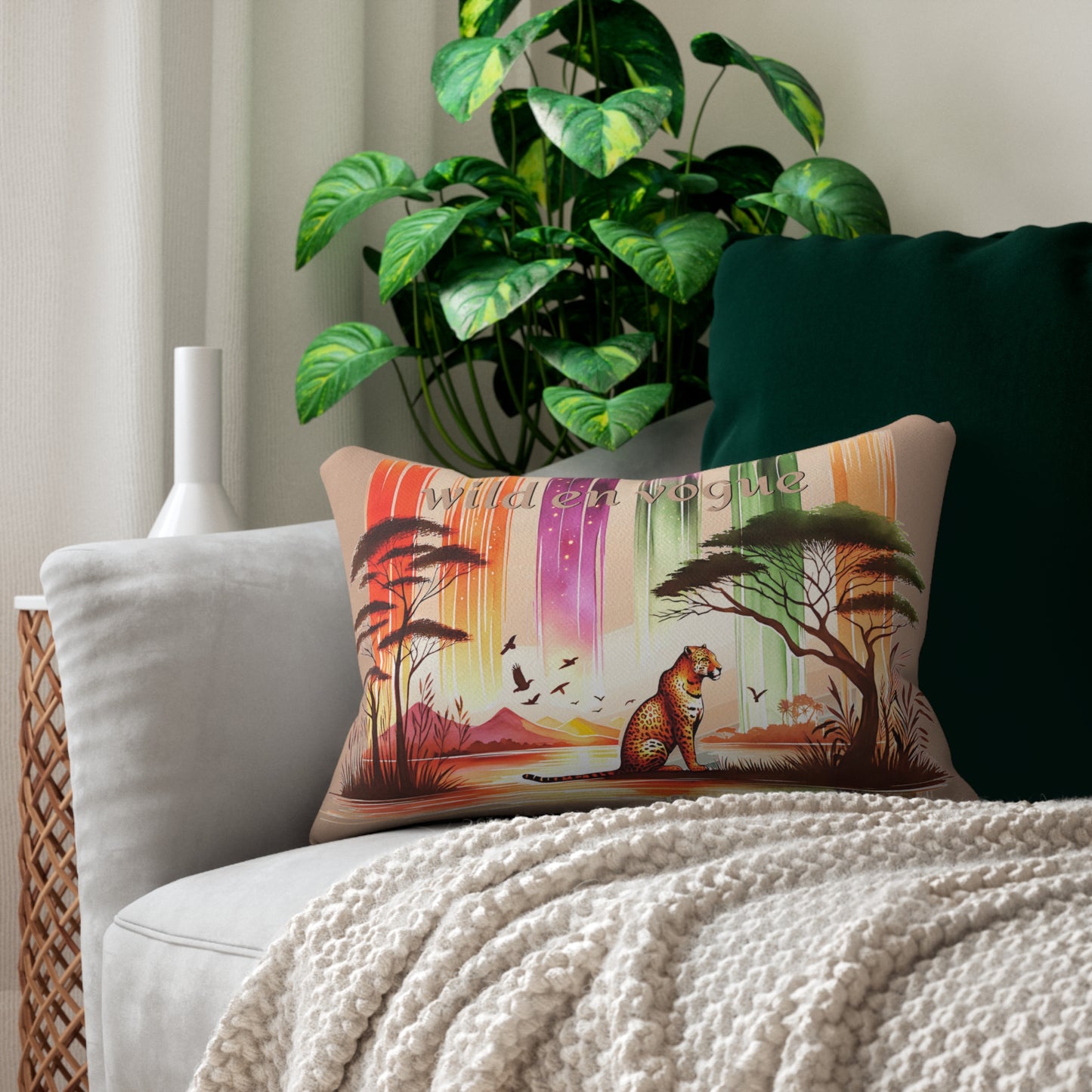 Jaguars Kingdom Lumbar Pillow