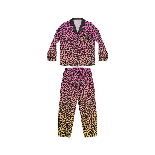 Whiskers Vibes Satin Pajamas