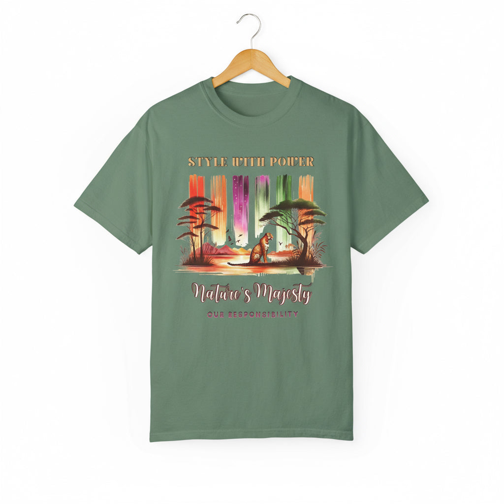 Jaguar Nature's Majesty T-shirt🐅🌴