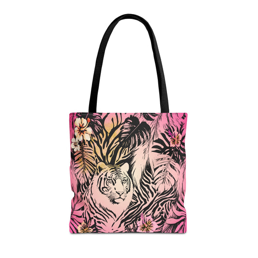 Flamingo Tiger Tote Bag (AOP)