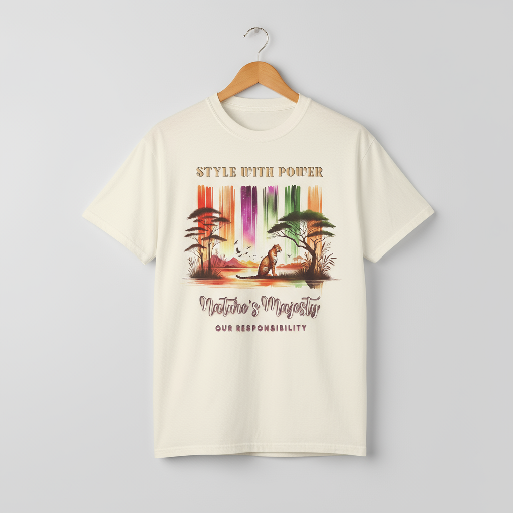 Jaguar Nature's Majesty T-shirt🐅🌴