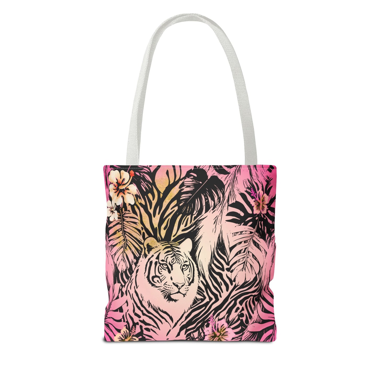 Flamingo Tiger Tote Bag (AOP)