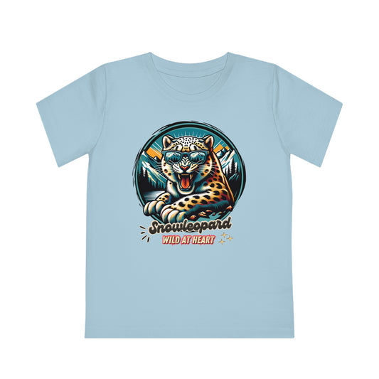 Kids' Wildlife T-Shirt - WILD AT HEART - Snowleopard Design
