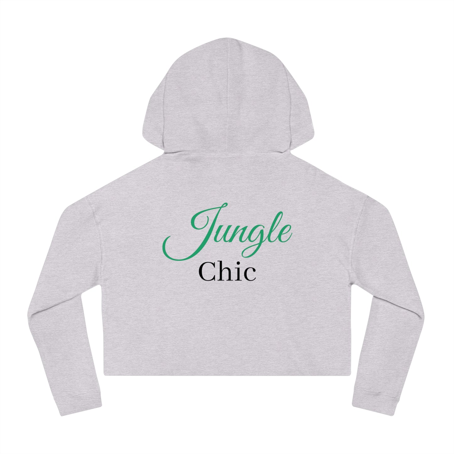 Jungle Chic Cropped Hoodie