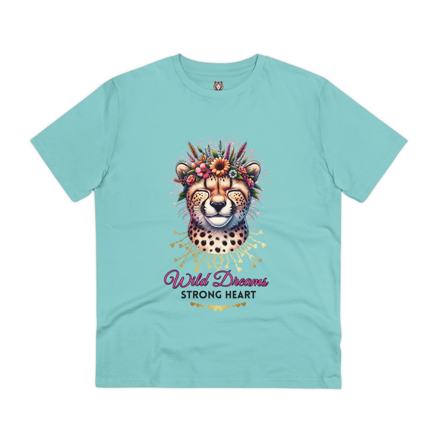 Cheetah Wild Dreams Organic Creator T-shirt - Unisex