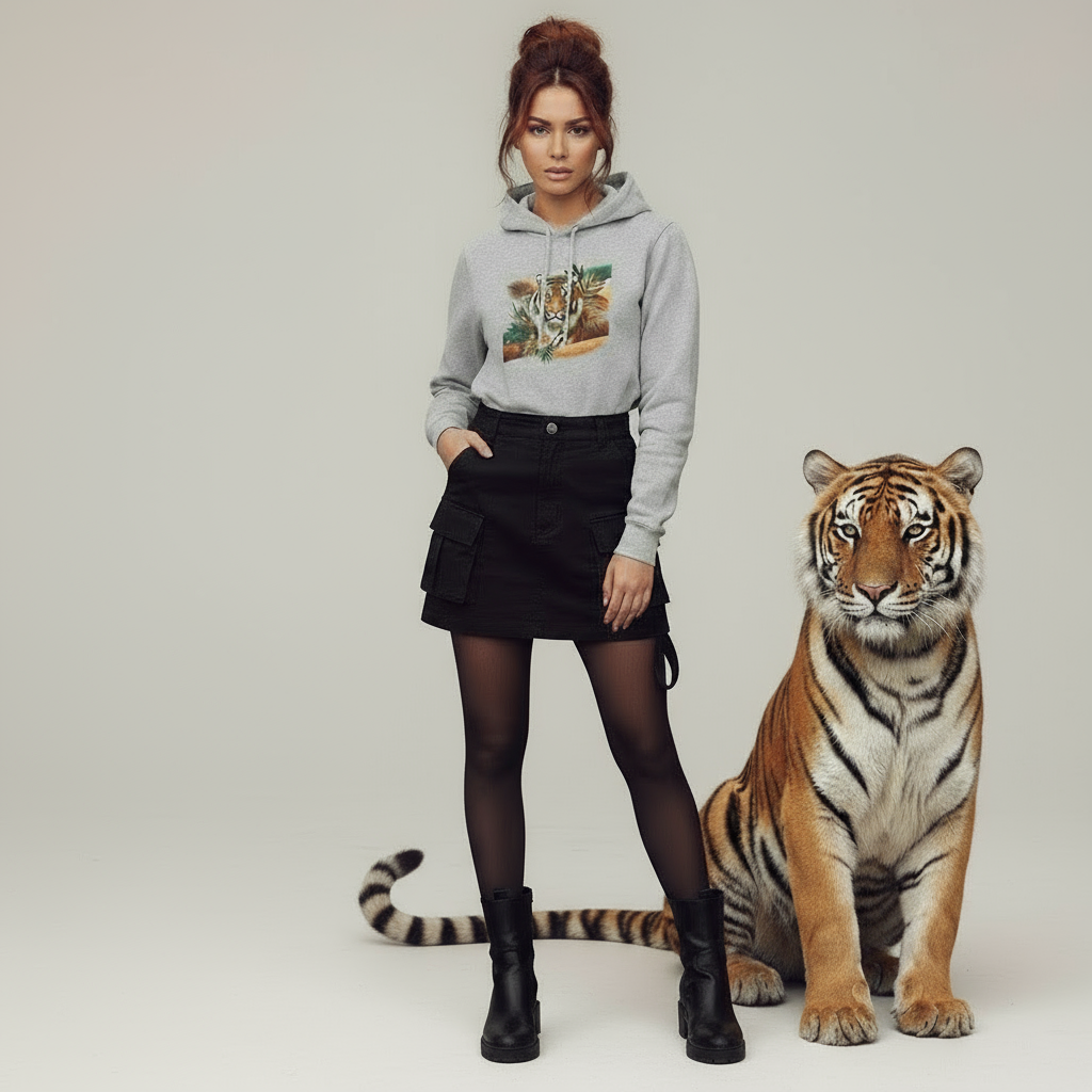 Wild Beauty Tiger Hoodie