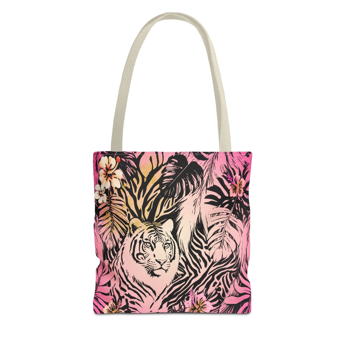 Flamingo Tiger Tote Bag (AOP)