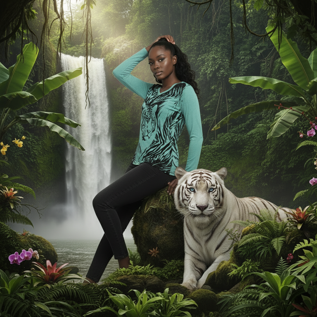 Tigers Secret Garden T-Shirt