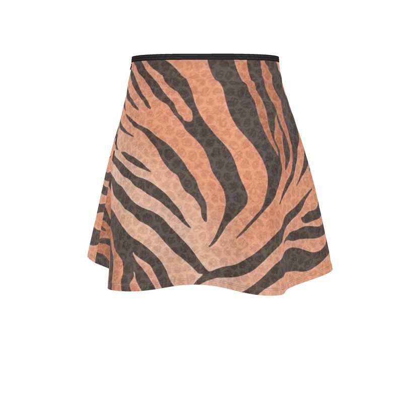 Tiger Stripes & Dots Skirt