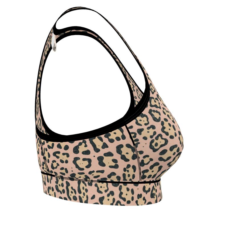♥️One Heart One Soul Leo Sports Bra🐆