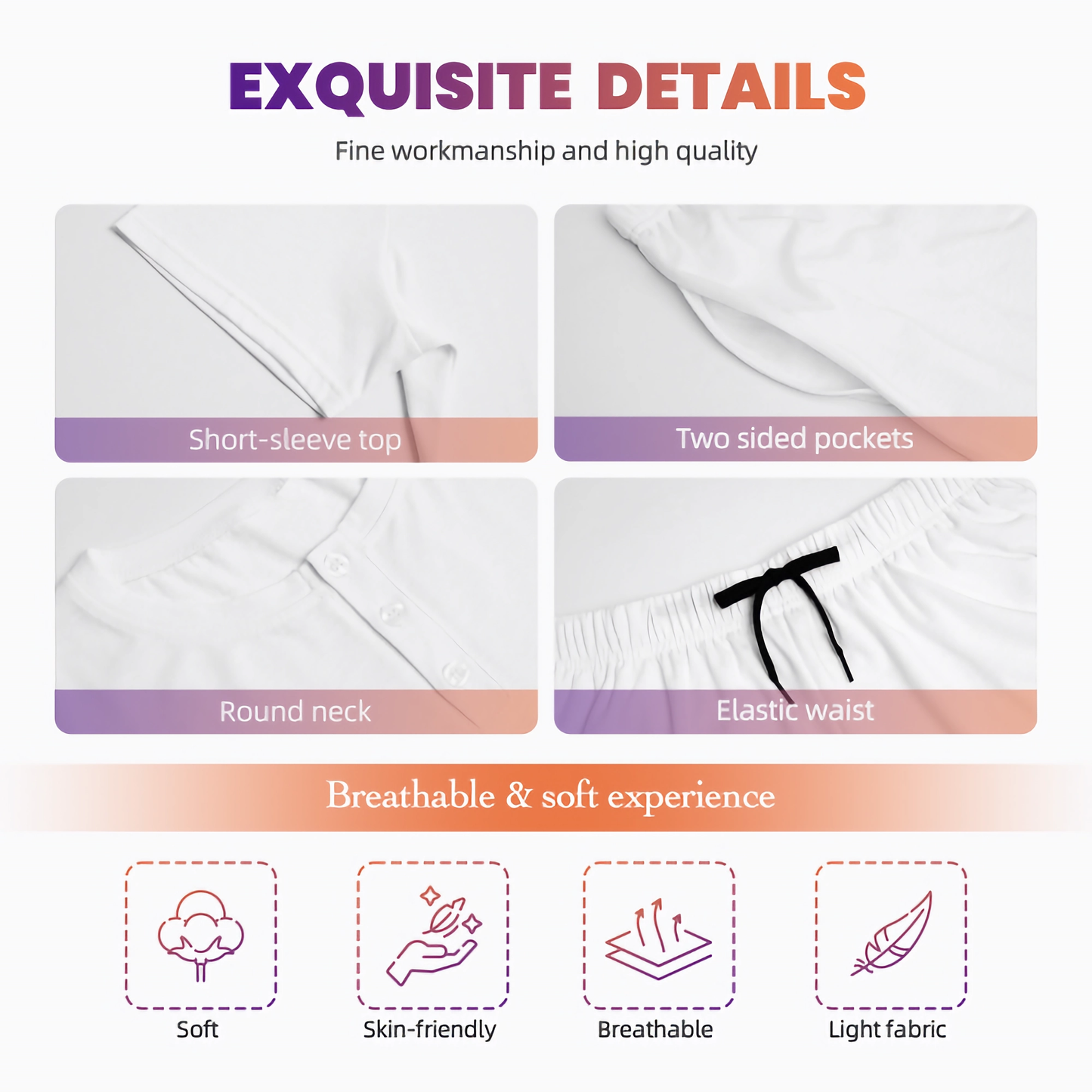 Snowleopard Wild Style Women's Summer Round Neck Pajamas