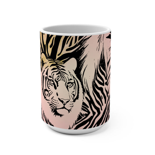 Flamingo Tiger Mug 15oz