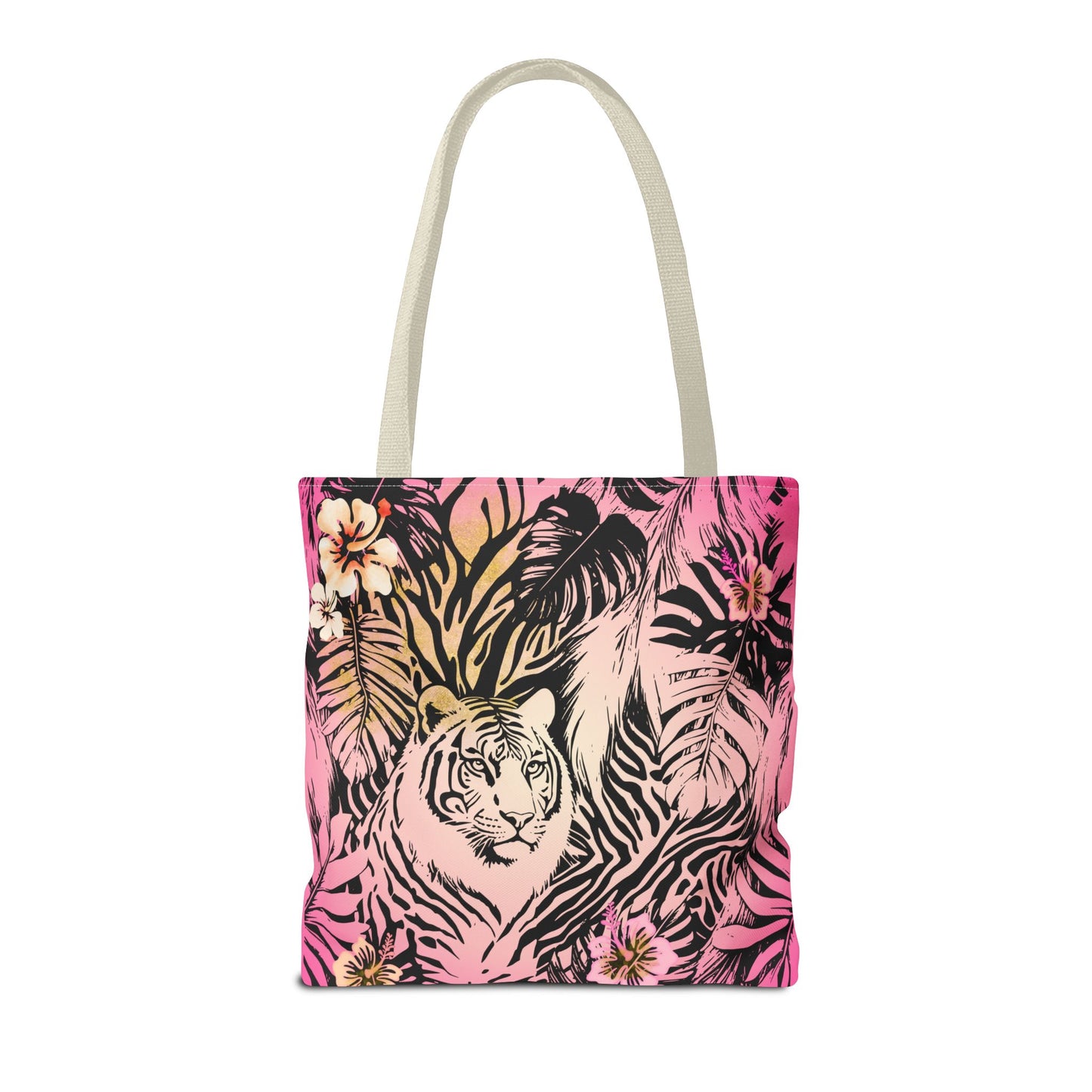 Flamingo Tiger Tote Bag (AOP)