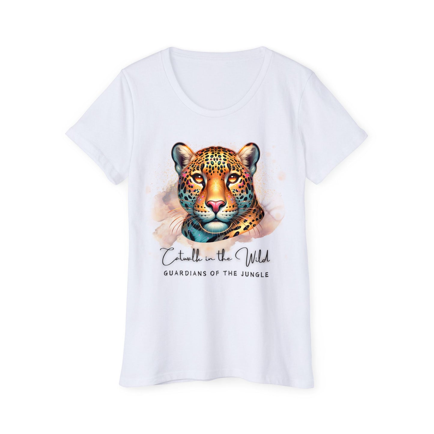 Catwalk in the Wild Women's Organic Short Sleeve T-Shirt