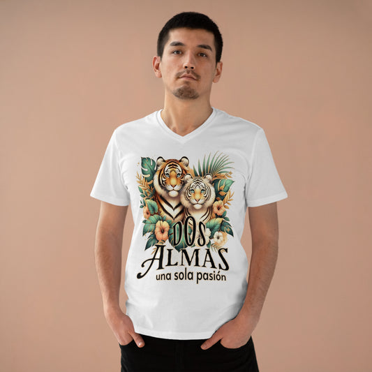 Tigers Love Men’s Presenter V-neck 100% Organic Cotton🐅💕