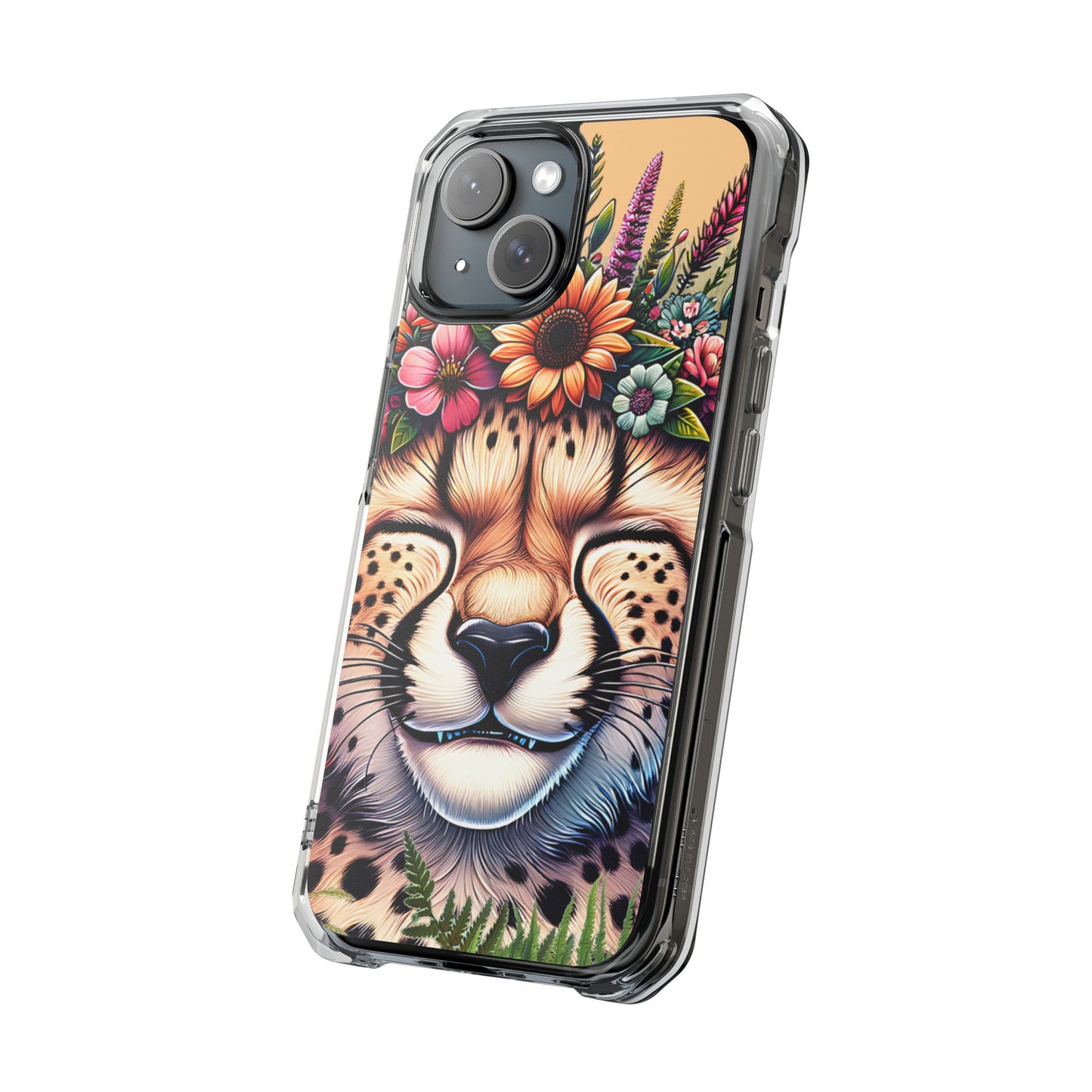 Cheetah Wild Dreams Magnetic Clear Impact Cases