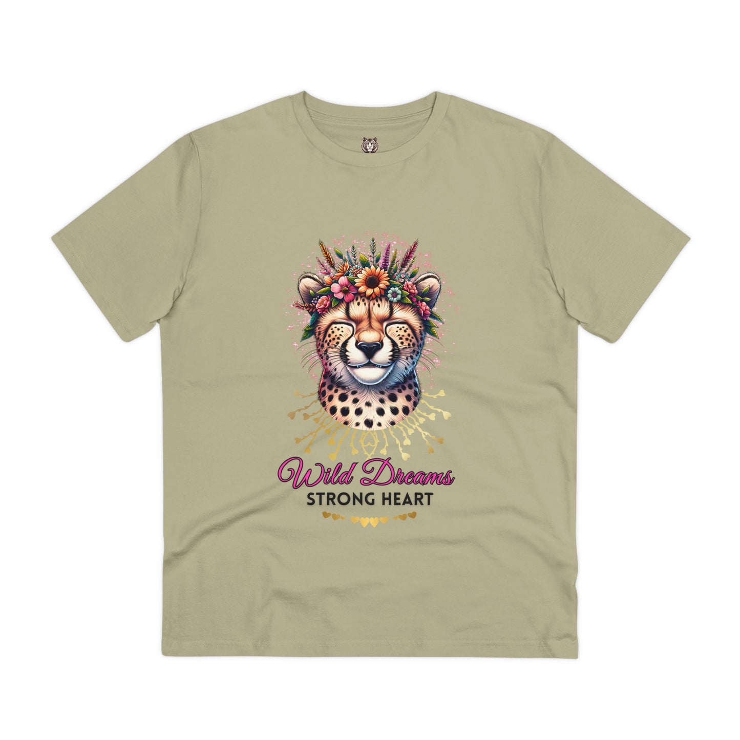 Cheetah Wild Dreams Organic Creator T-shirt - Unisex