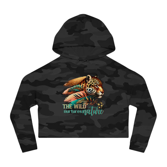Wild Nurtures Nature Cropped Hoodie
