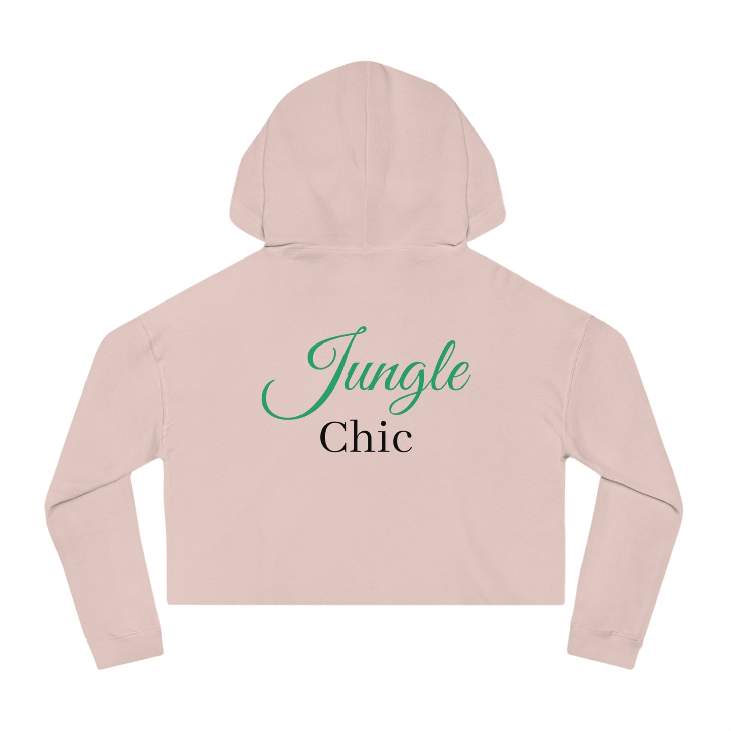 Jungle Chic Cropped Hoodie