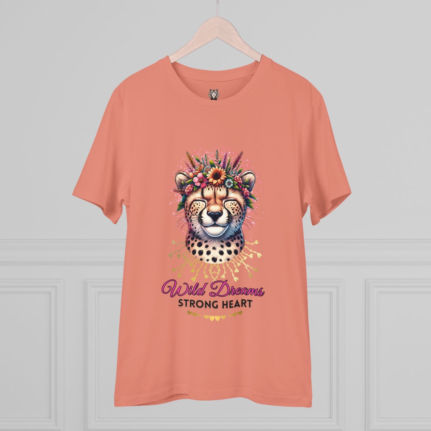 Cheetah Wild Dreams Organic Creator T-shirt - Unisex