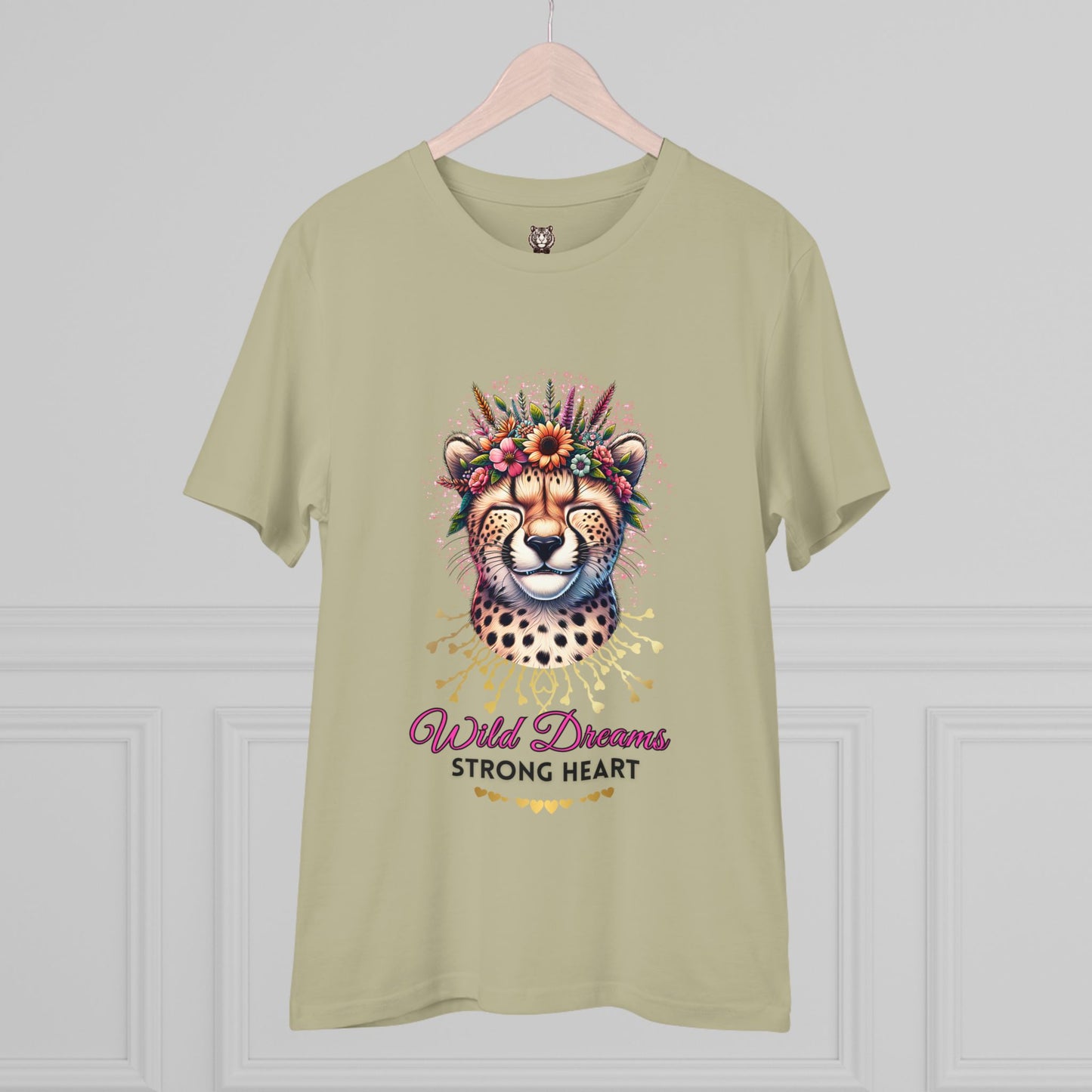 Cheetah Wild Dreams Organic Creator T-shirt - Unisex