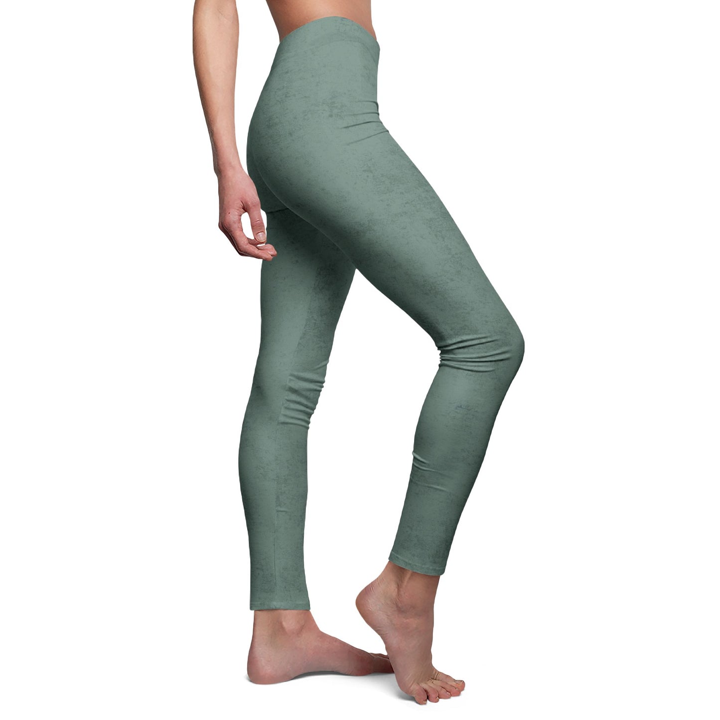 Leggings Women's Mid-rise Casual grunge peach