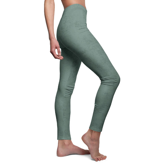 Leggings Women's Mid-rise Casual grunge peach