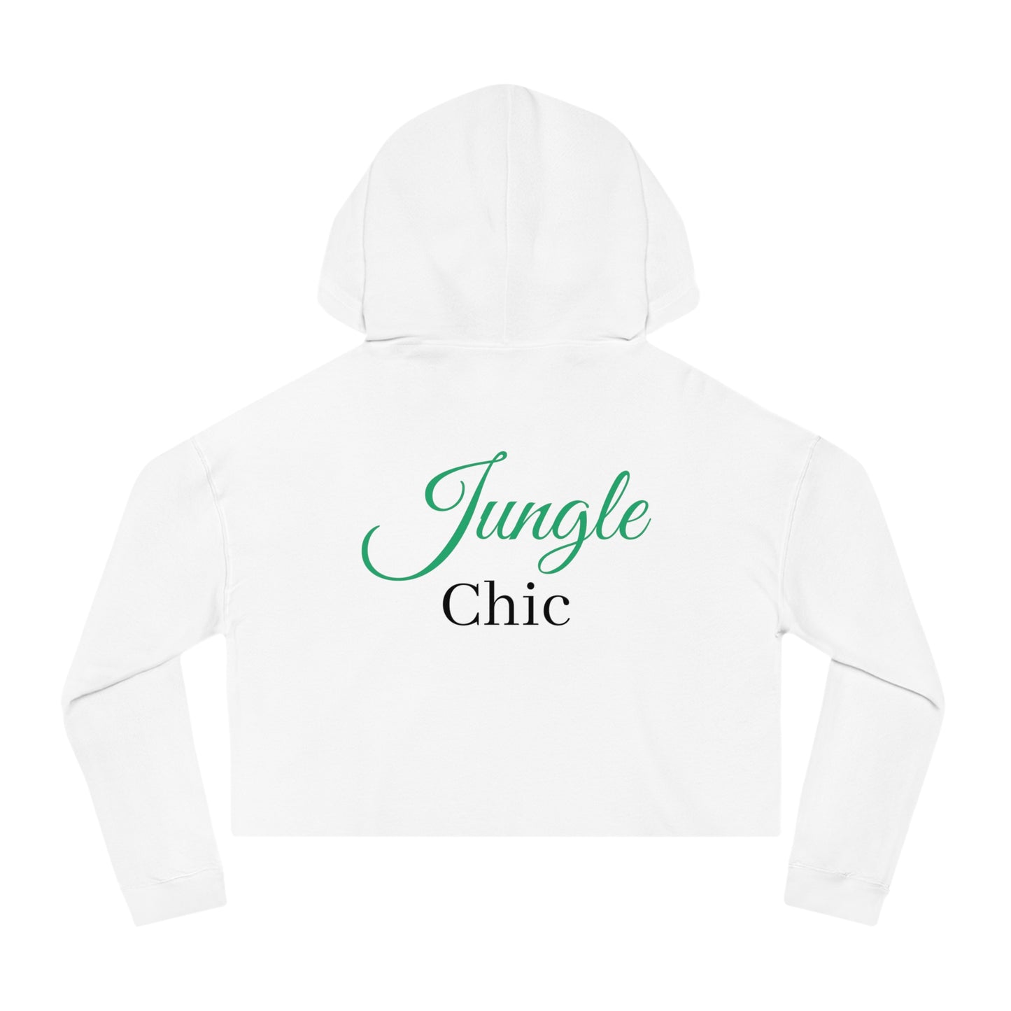 Jungle Chic Cropped Hoodie